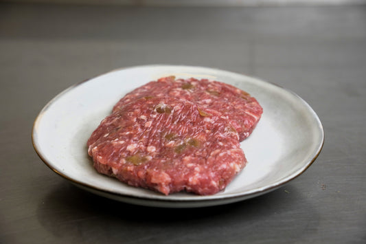 Hamburguesa de ceba caramel·litzada
